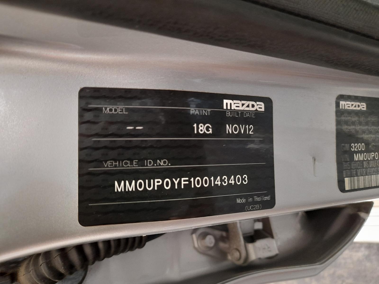 2012 Mazda Bt50 Left Indicator/Fog/Side View Auto part Left Indicator/Fog/Side Mazda Bt50 2012