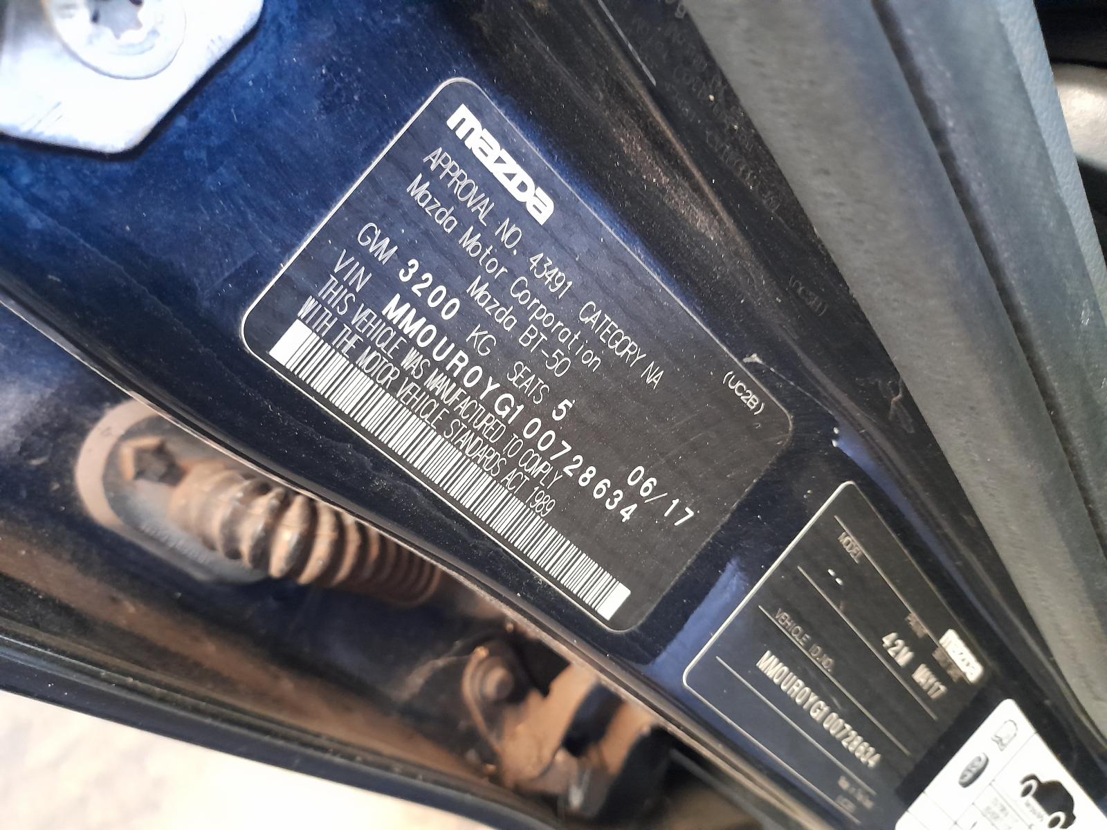 View Auto part Trans/Gearbox Mazda Bt50 2017