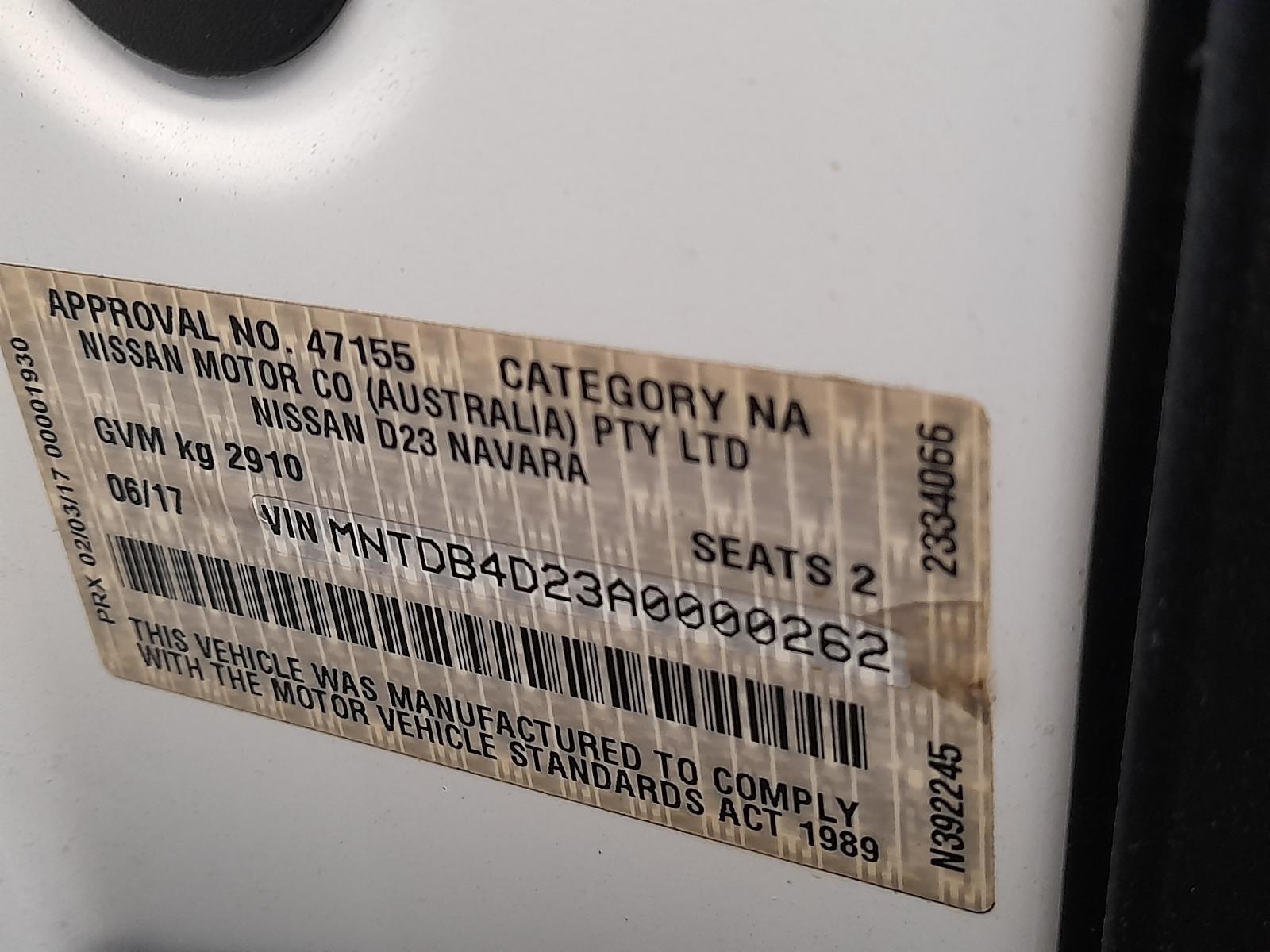 View Auto part Misc Nissan Navara 2016