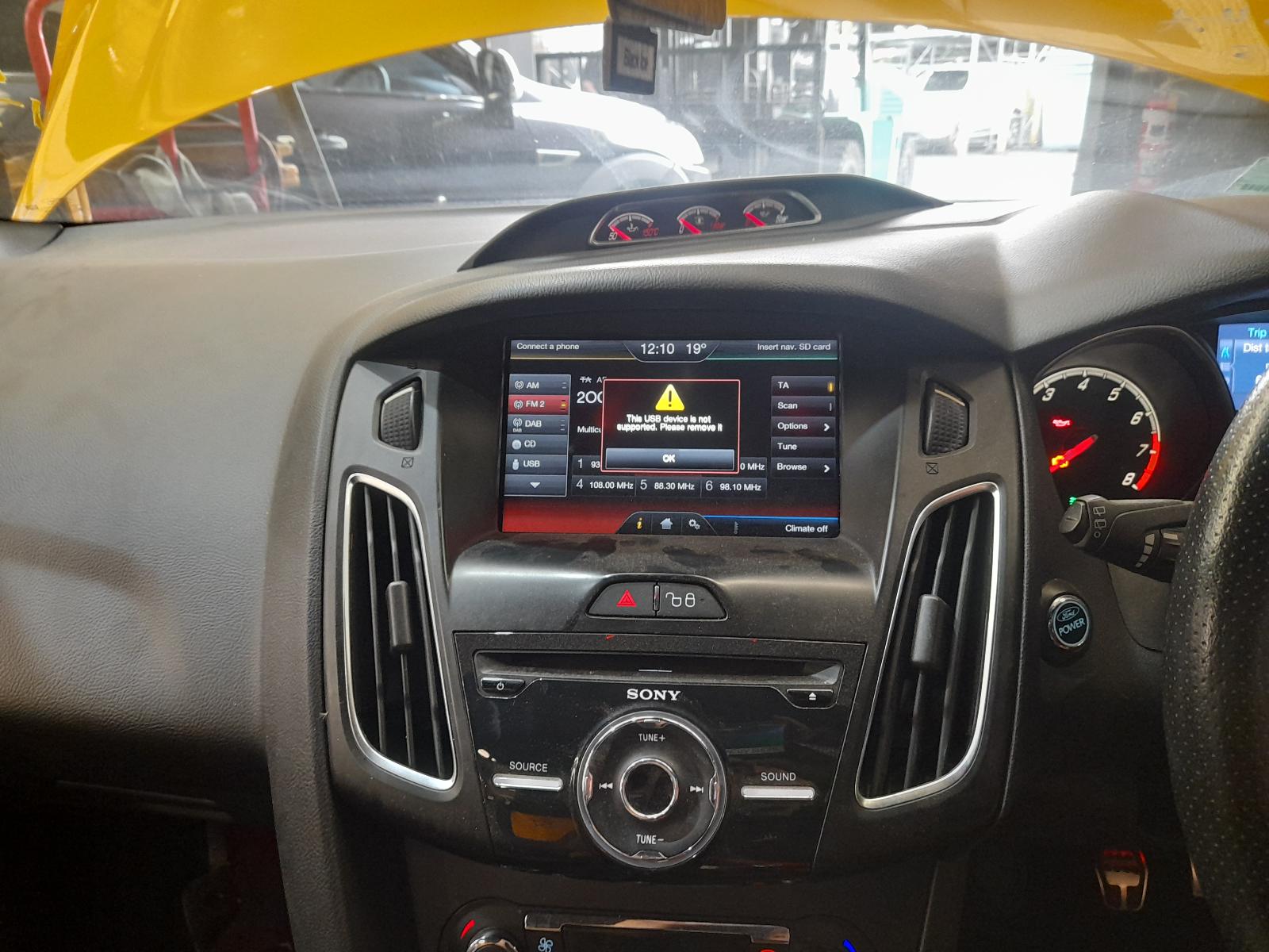 2012 Ford Focus Front Seat View Auto part Front Seat Ford Focus 2012