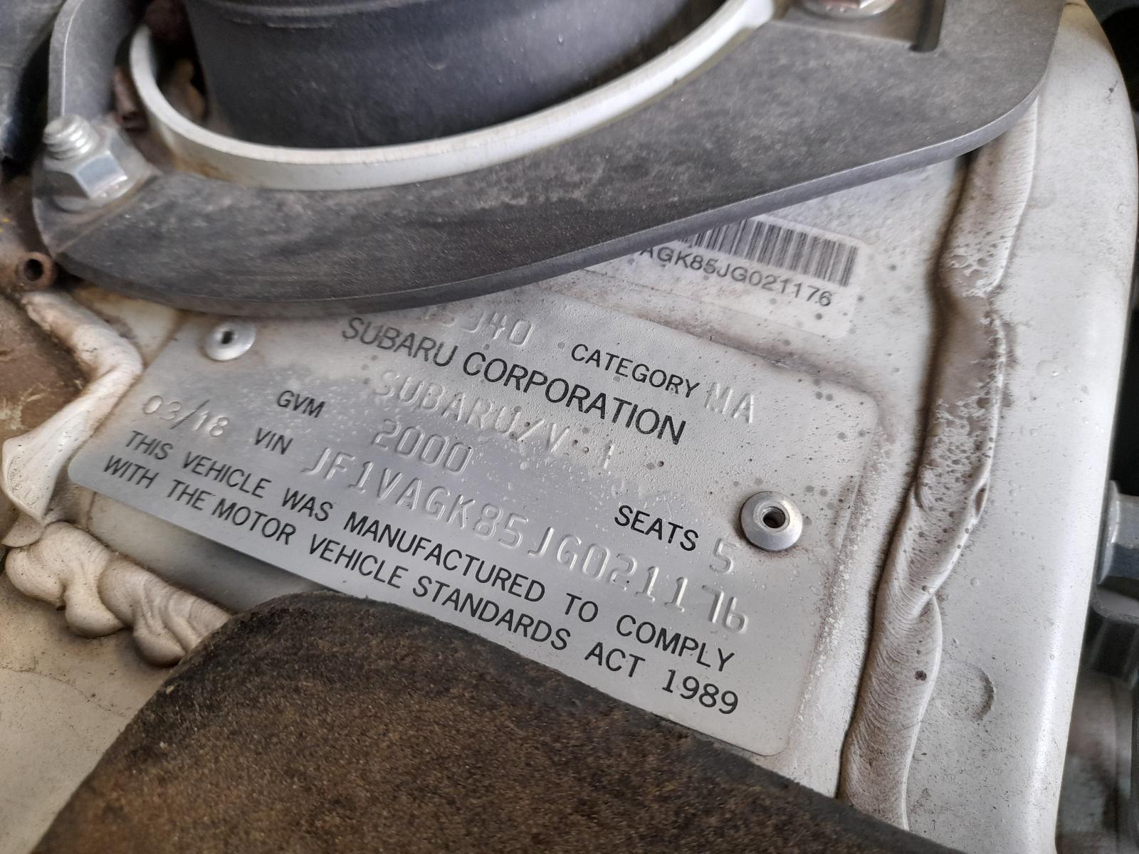 View Auto part Trans/Gearbox Subaru Wrx 2017