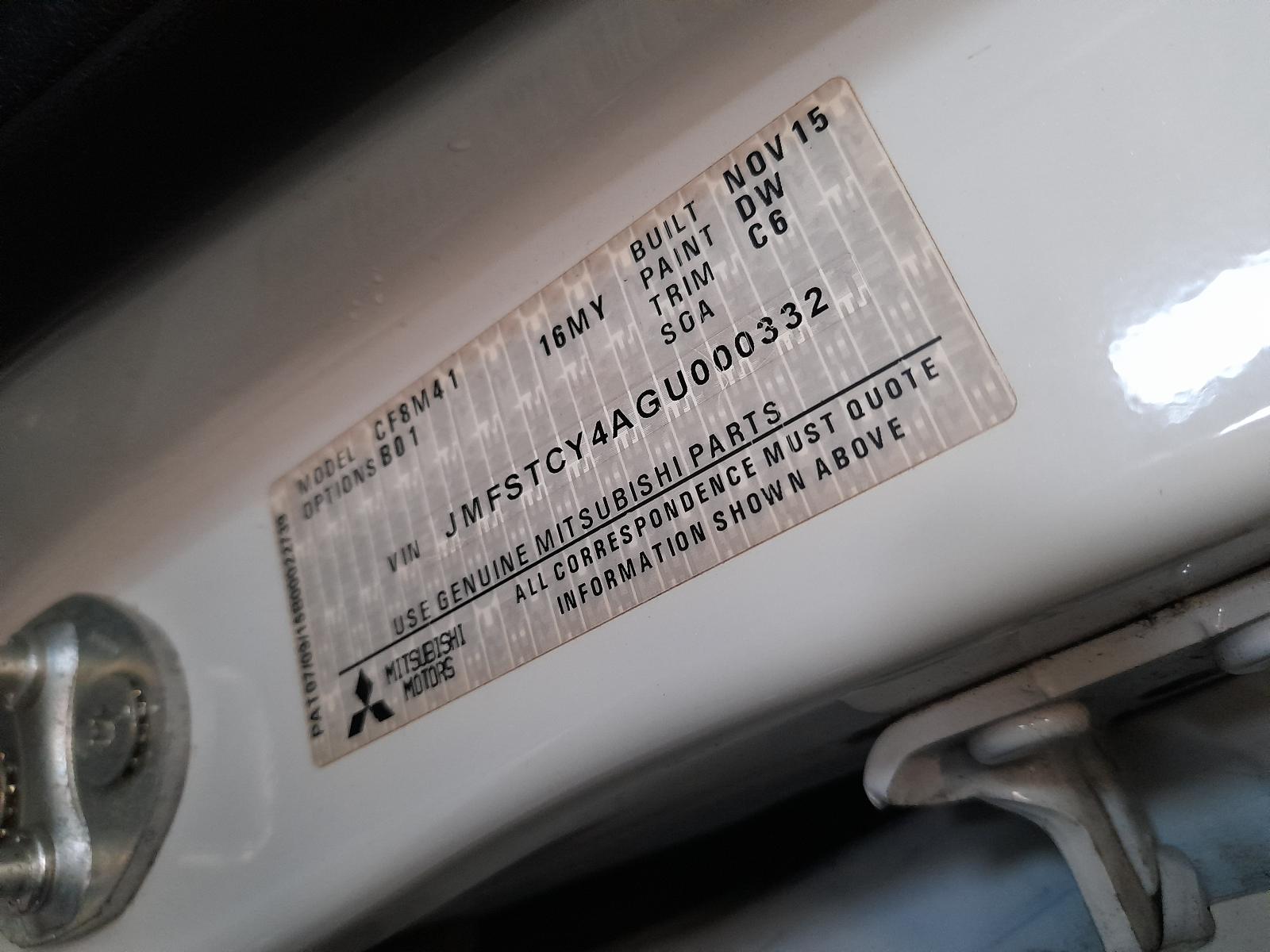 View Auto part Engine Mitsubishi Lancer 2015