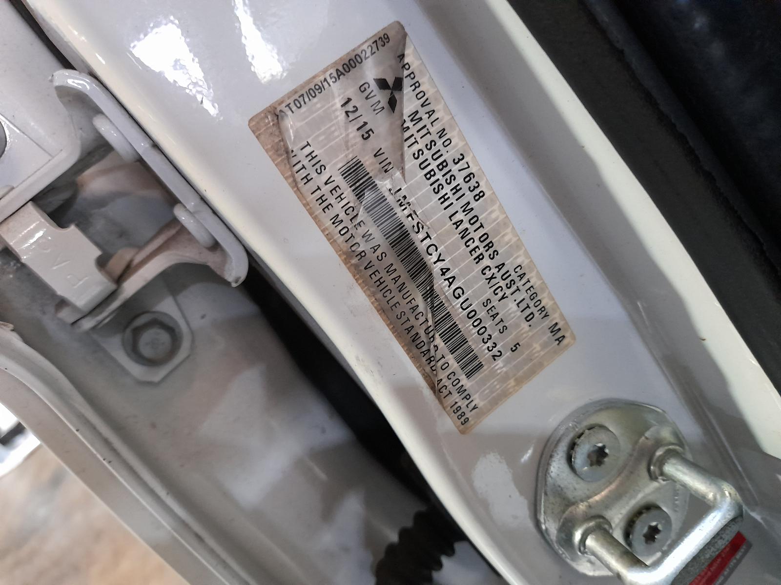 View Auto part Engine Mitsubishi Lancer 2015