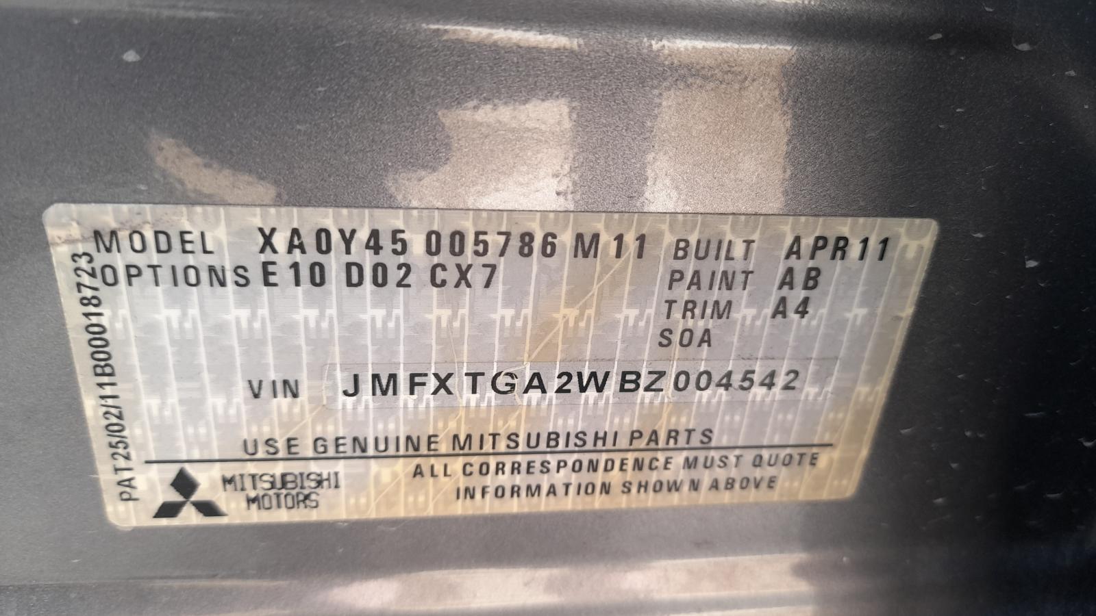 View Auto part Alternator Mitsubishi Asx 2011