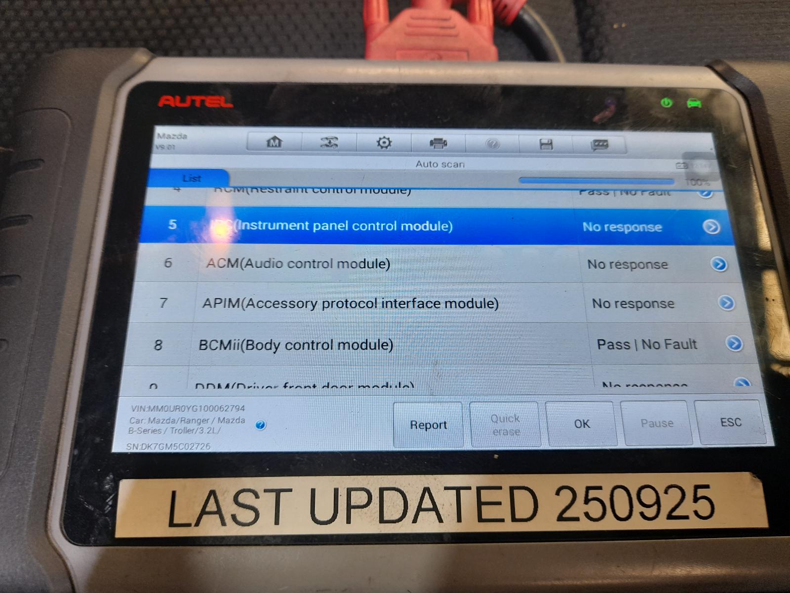 View Auto part Pwr Dr Wind Switch Mazda Bt50 2020