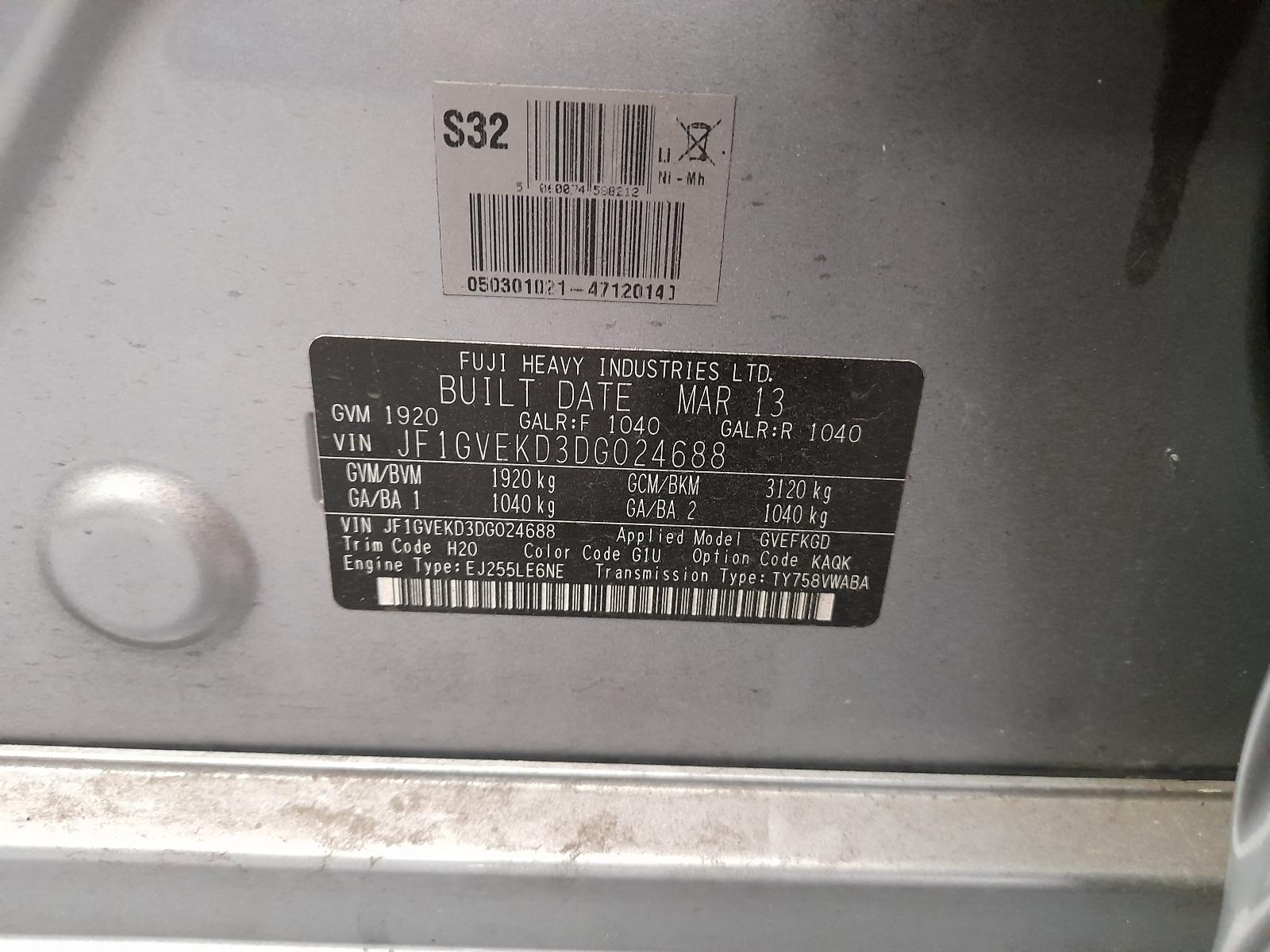 View Auto part Left Front Door Subaru Impreza 2013