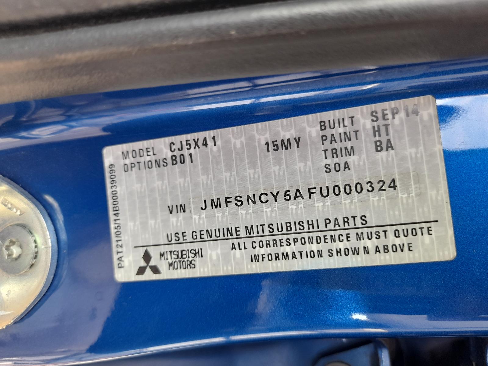 View Auto part Right Taillight Mitsubishi Lancer 2014