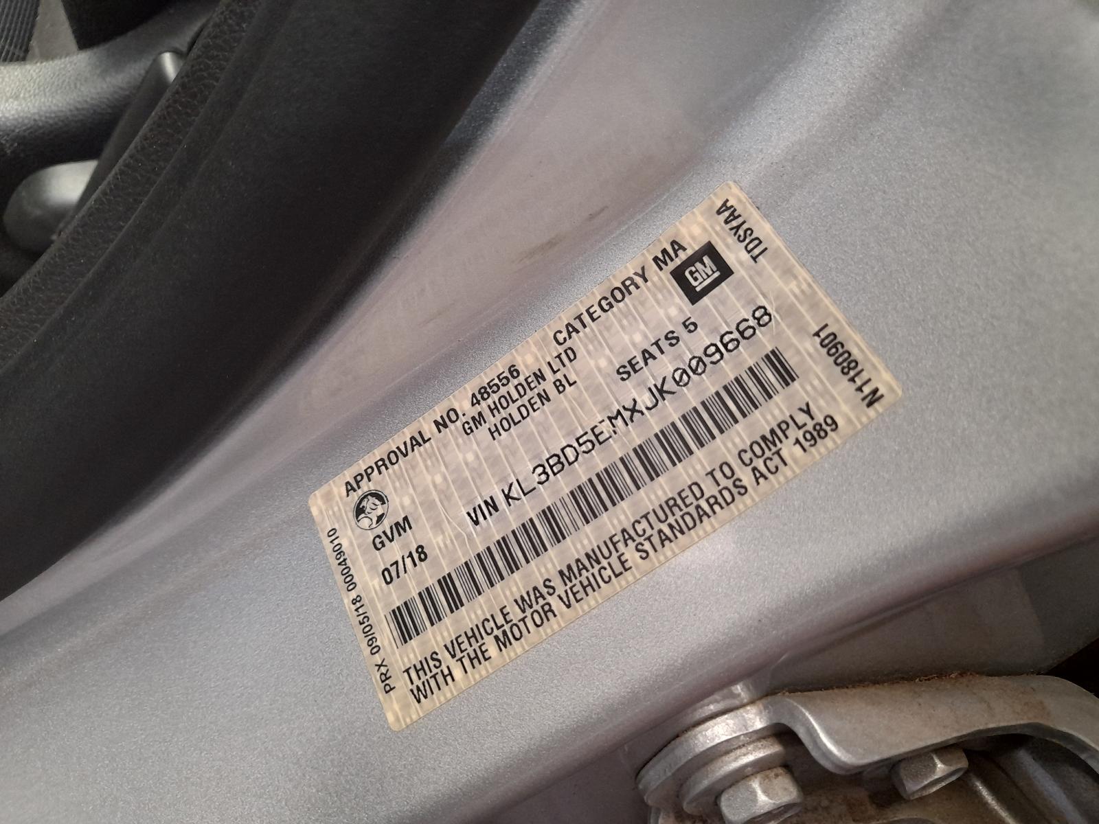 2018 Holden Astra Right Front Door View Auto part Right Front Door Holden Astra 2018