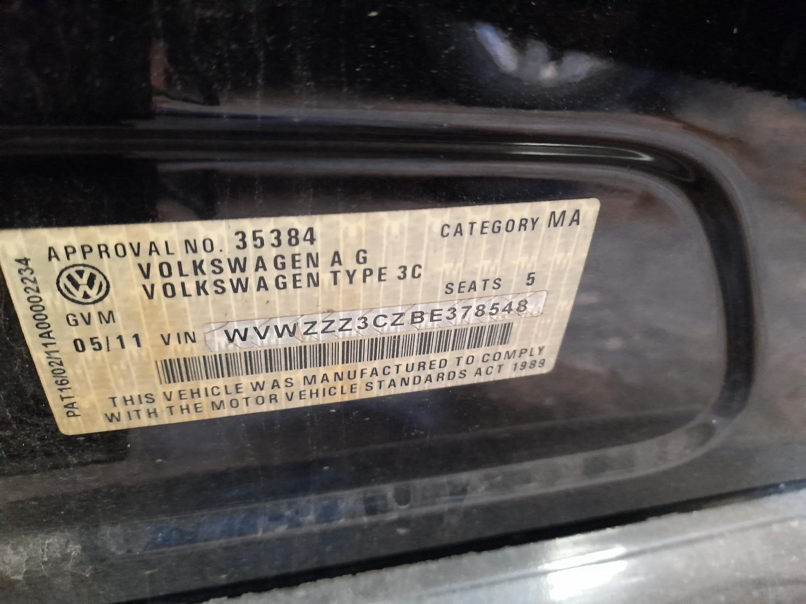View Auto part Left Guard Volkswagen Passat 2011