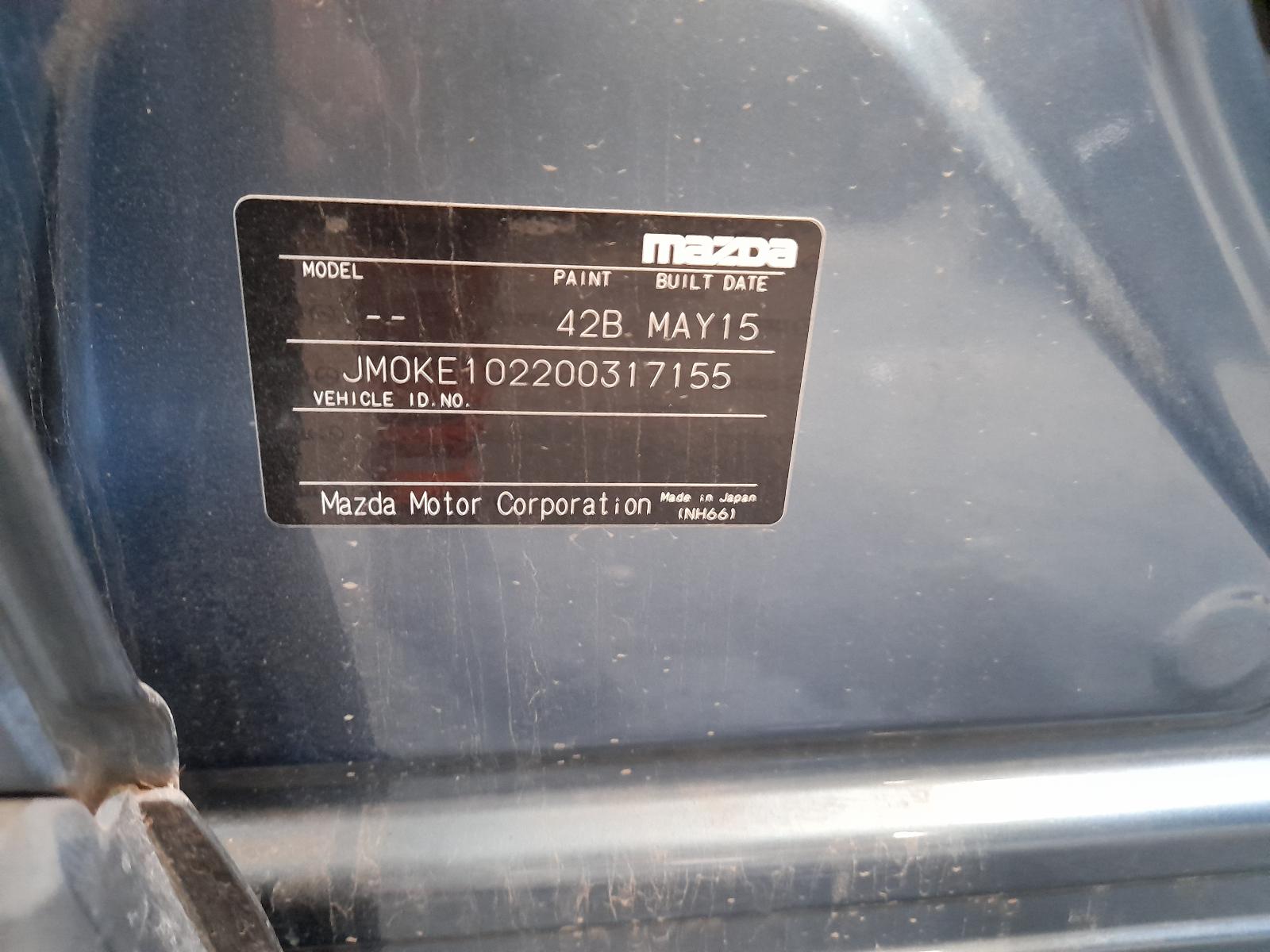 Bootlid/Tailgate Cx5 Mazda 2015