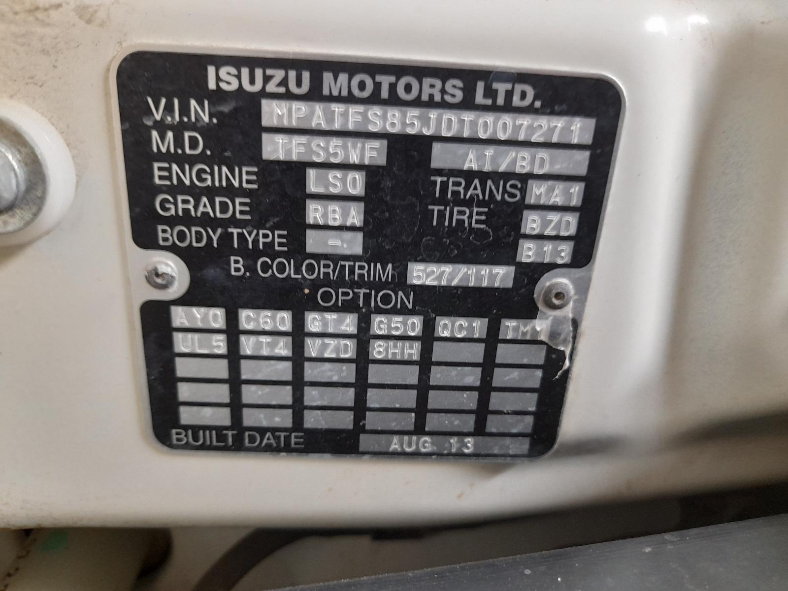 2013 Isuzu Dmax Throttle Body View Auto part Throttle Body Isuzu Dmax 2013