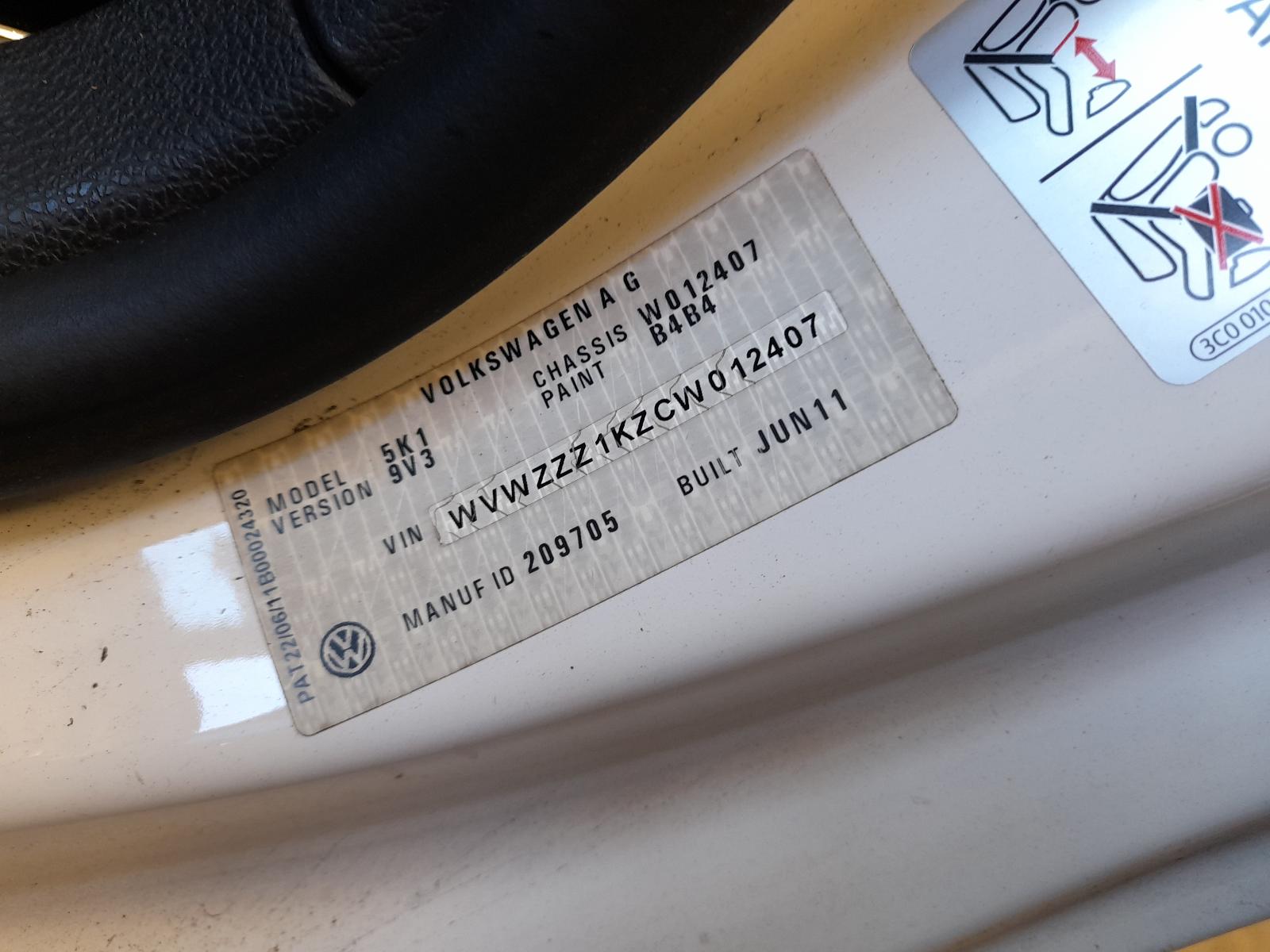 2011 Volkswagen Golf Fuel Tank View Auto part Fuel Tank Volkswagen Golf 2011