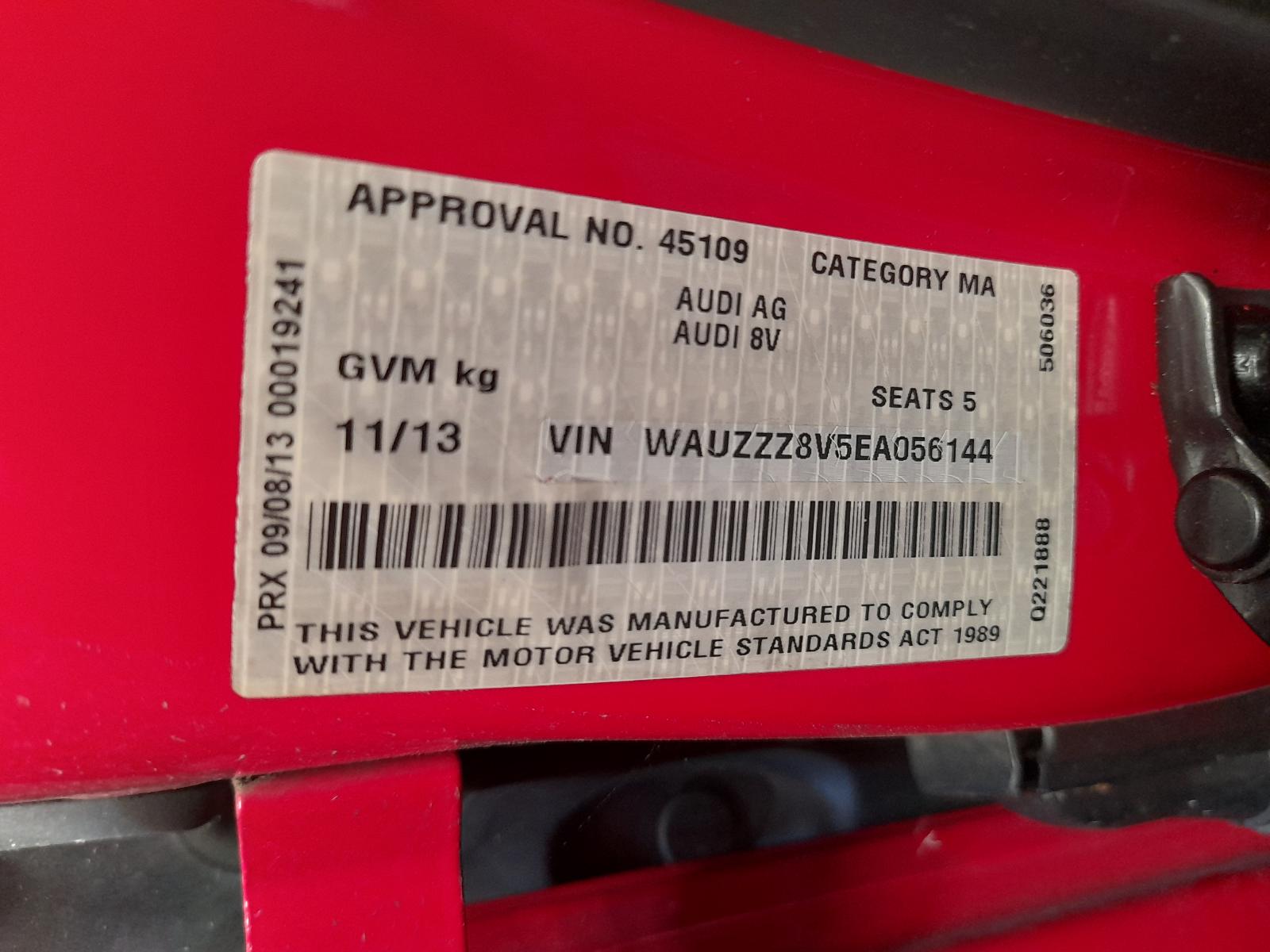 View Auto part Radio/Cd/Dvd/Sat/Tv Audi A3 2013