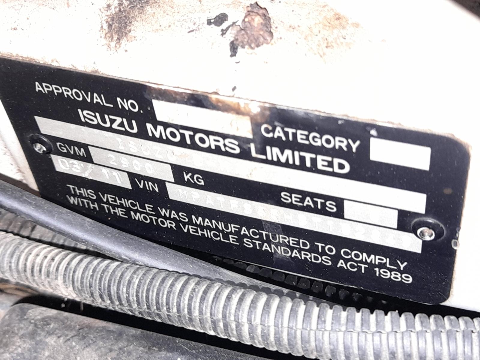 View Auto part Seatbelt/Stalk Isuzu Dmax 2011