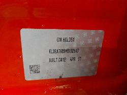 View Auto part Right Rear Door Window Holden Trax 2017