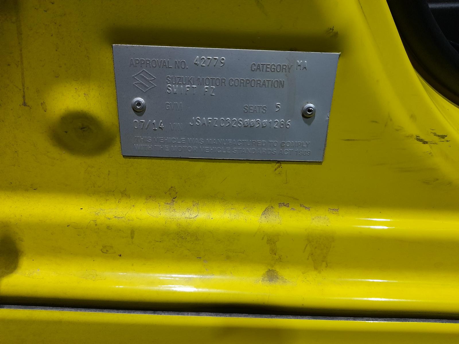 2014 Suzuki Swift Trans/Gearbox View Auto part Trans/Gearbox Suzuki Swift 2014