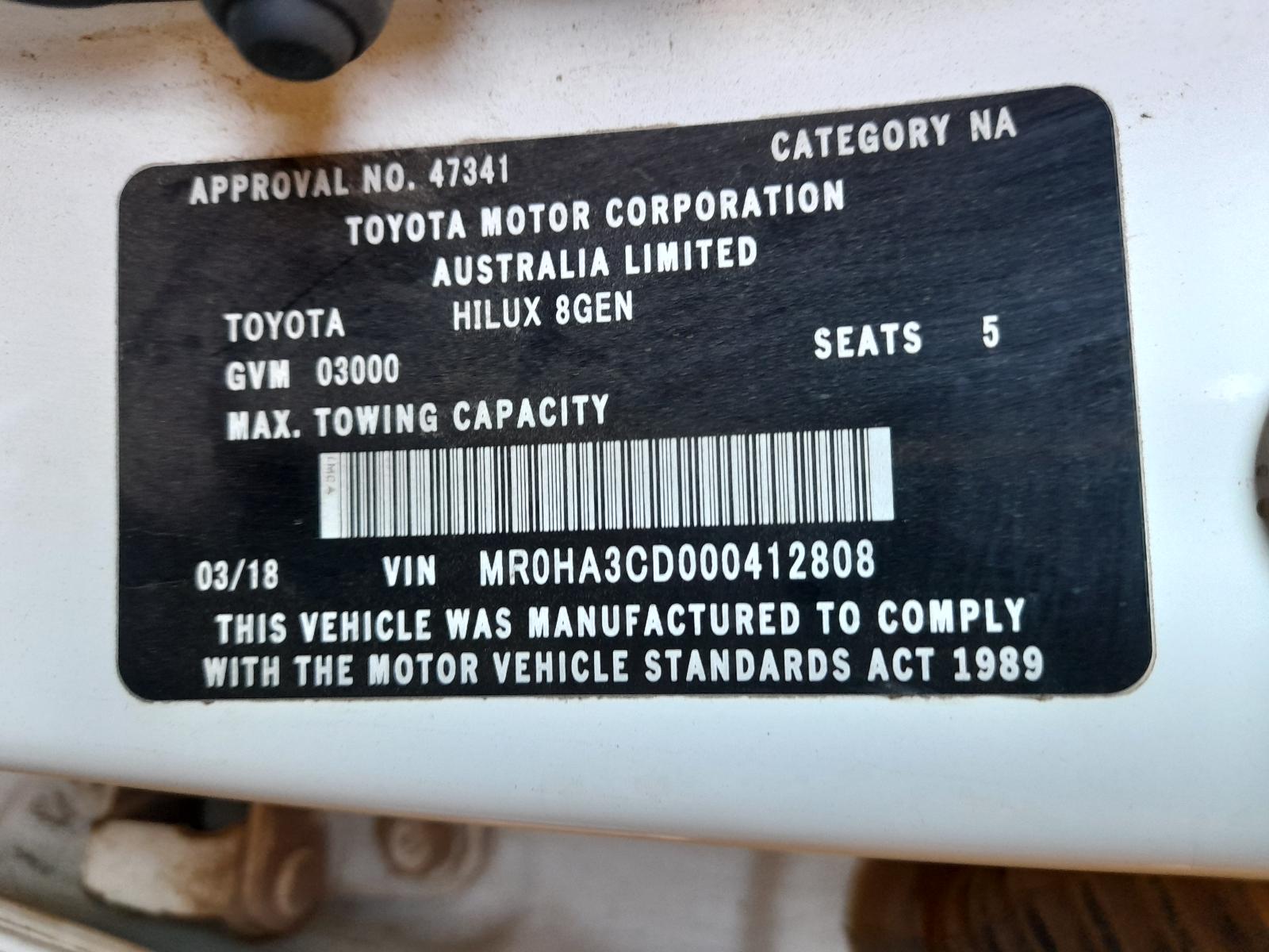 View Auto part Particulate Filter/Dpf Toyota Hilux 2018
