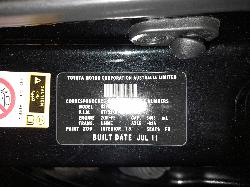 View Auto part Rear Spoiler Toyota Aurion 2011