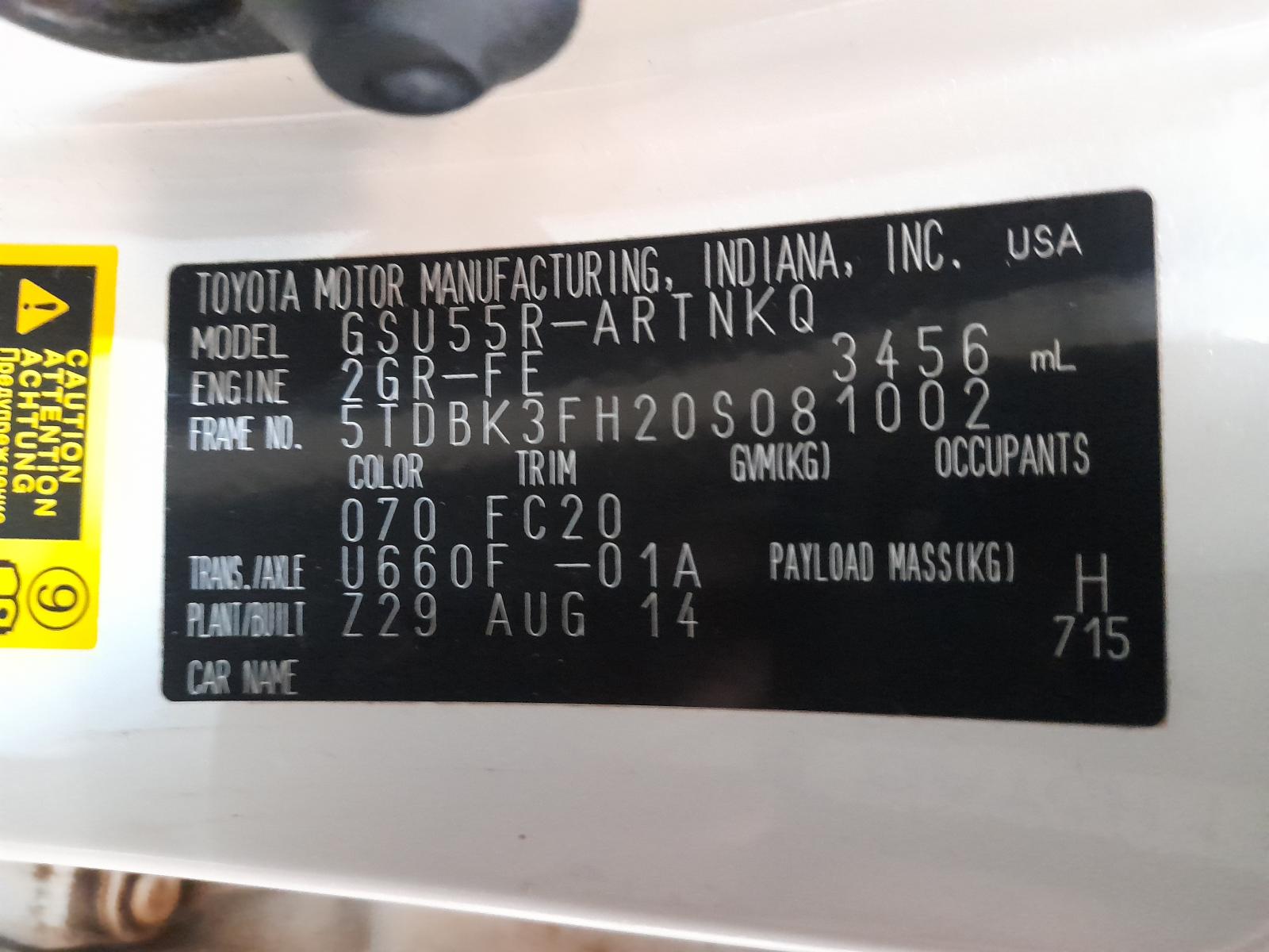 2014 Toyota Kluger Wheel Mag View Auto part Wheel Mag Toyota Kluger 2014