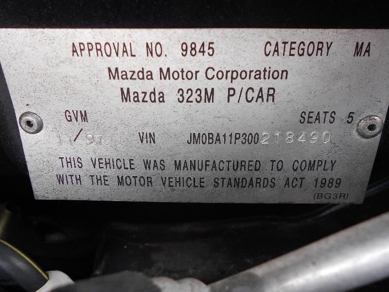 View Auto part Rear Garnish Mazda Astina 1997