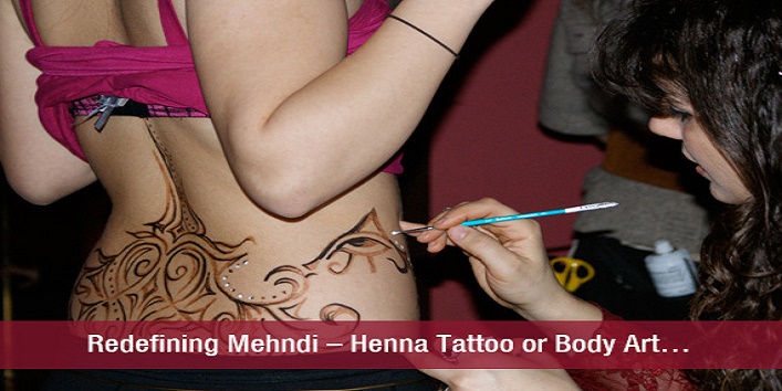 Redefining Mehndi , Henna Tattoo or Body Art?, khoobsurati