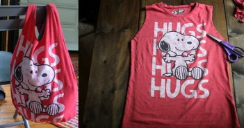 How to Turn Your Old T-Shirt into a Fab Tote Bag!