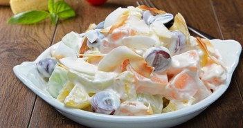 Tasty fruit cream recipe