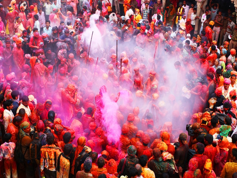 Holi in Vrindavan | Kesari Tours | holi 2019