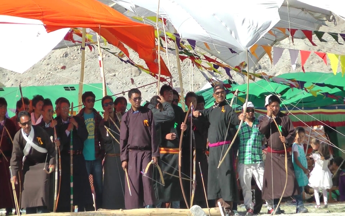 ladakh festival Archery event