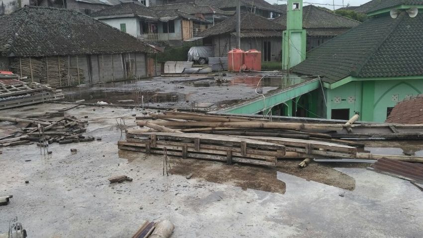 Lokasi yang akan dibangun untuk lantai 3