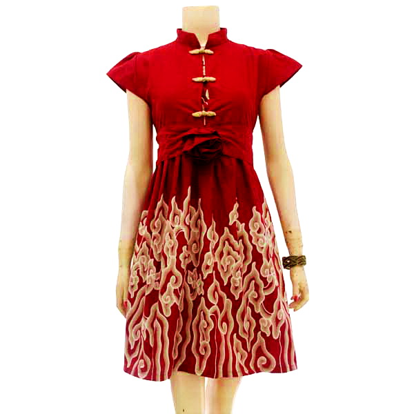 Dress Batik Modern Kombinasi Modern Dress Batik Modern Kombinasi Modern