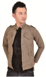 Jaket Kulit - Coklat Muda STD 738