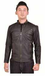Jaket Resleting - Hitam SNW 681