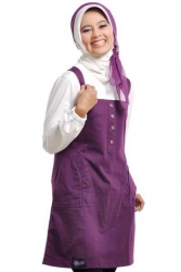 Grosir : Mutif 44 Ungu Tua - Putih Tulang