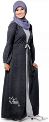 Grosir : Gamis Mutif 16 Abu Misty Tua