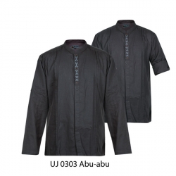 Busana Muslim Pria UJ 0303 Abu-abu