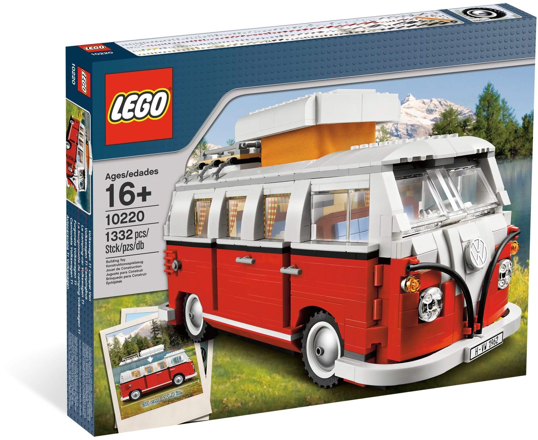 Mua đồ chơi LEGO 10220 - LEGO Creator Expert 10220 - Xe van cổ điển Volkswagen T1 Camper (LEGO Creator Expert Volkswagen T1 Camper Van 10220)