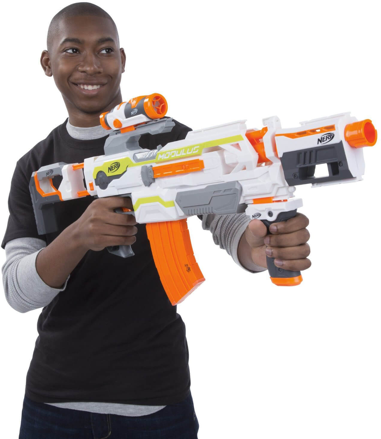 Mua đồ chơi Súng NERF B1538 - Súng NERF N-STRIKE MODULUS ECS-10 BLASTER