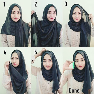 8 Tutorial Hijab Pashmina Sifon Simple Dan Gampang Hijabyuk Com