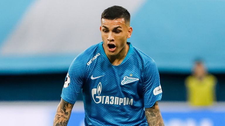 Leandro Paredes saat berkostum Zenit St. Petersburg