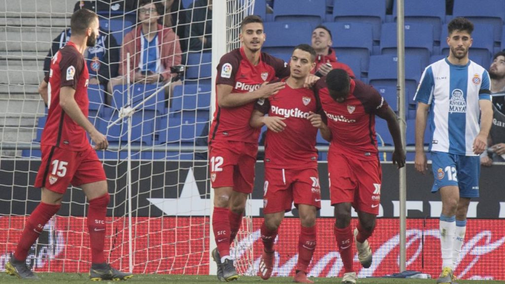 Wissam Ben Yedder menjadi pahlawan kemenangan Sevilla atas Espanyol