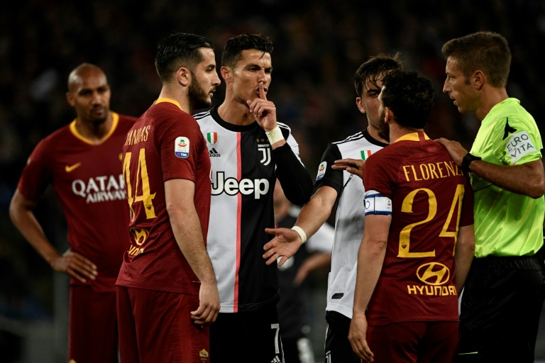 Ketegangan sempat terjadi antara Cristiano Ronaldo dan Alessandro Florenzi