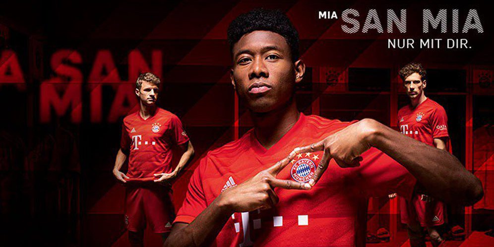 Jersey Bayern Munchen Musim 2019-2020