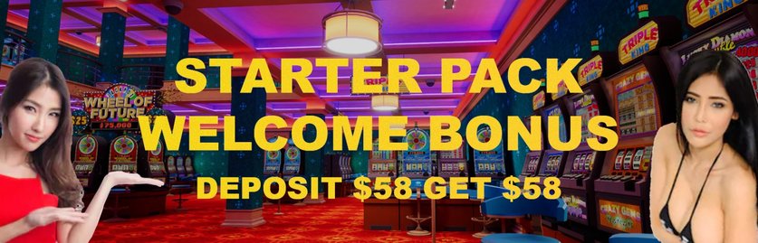 Starter Pack and Welcome Bonus for Online Casino