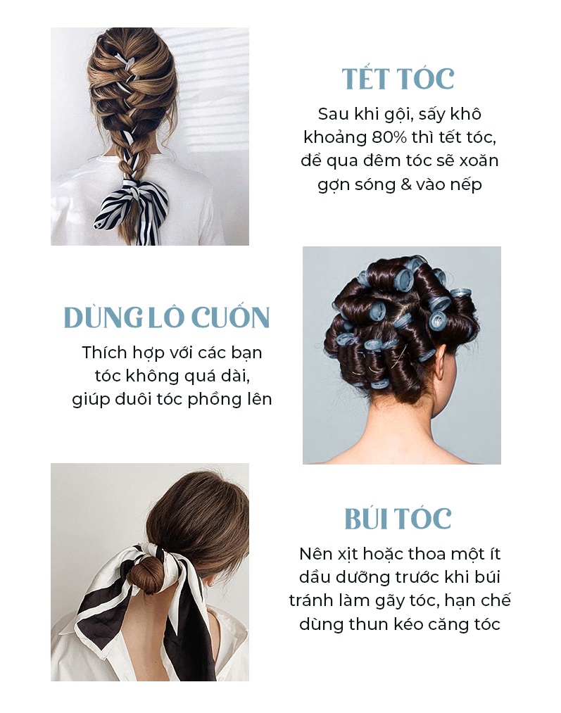 Tóp 3 bí kíp giúp tóc thưa mỏng trở nên bồng bềnh, từ tết tóc cho đến cách dùng lô cuốn và búi tóc. Những mẹo làm phồng chân tóc này hứa hẹn giúp các nàng thêm xinh đẹp, tận dụng xu hướng làm đẹp và chăm sóc tóc hiệu quả.