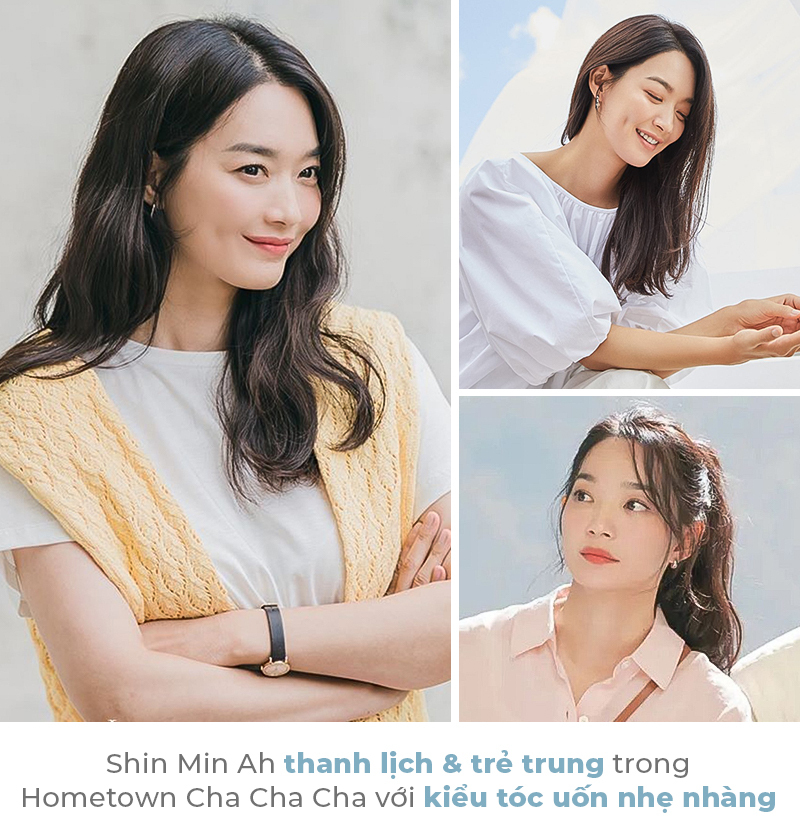 Shin Min Ah thể hiện phong cách thanh lịch với kiểu tóc uốn nhẹ nhàng trong Hometown Cha Cha Cha. Bài viết chia sẻ bí kíp chăm sóc tóc thưa mỏng, giúp tóc dày hơn và tạo kiểu tại nhà, phù hợp với xu hướng làm đẹp hiện nay.