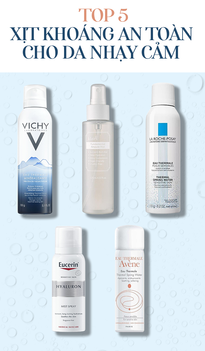 Bài viết khám phá bí quyết dưỡng da với xịt khoáng, thảo luận về tác dụng của xịt khoáng và đặt câu hỏi liệu có nên dùng xịt khoáng cho da nhạy cảm. Gợi ý top 5 xịt khoáng an toàn cho làn da.