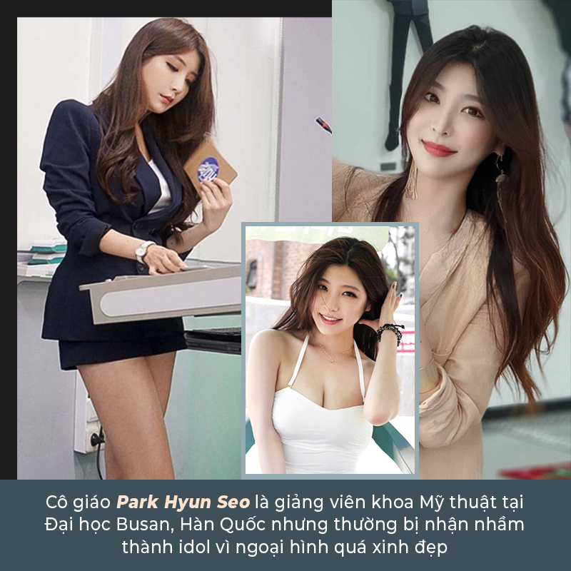Cô giáo Park Hyun Seo, giảng viên khoa Mỹ thuật tại Đại học Busan, Hàn Quốc, gây chú ý với nhan sắc xinh đẹp. Nhiều người tác động bởi vẻ ngoài cuốn hút, gợi nhắc trào lưu làm đẹp trong giới giáo viên. Quà tặng 20/11 cho cô giáo xinh đẹp này là gì?