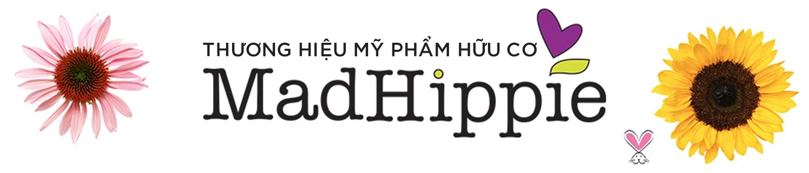 Logo thương hiệu Mad Hippie, chuyên cung cấp mỹ phẩm hữu cơ an toàn cho mẹ bầu, giúp chăm sóc da hiệu quả trong thời kỳ mang thai. Thích hợp cho những ai đang tìm kiếm mỹ phẩm cho mẹ bầu.