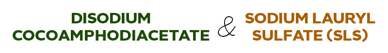 Disodium Cocoamphodiacetate & Sodium Lauryl Sulfate (SLS) là các thành phần an toàn cho làn da nhạy cảm, thường được tìm thấy trong sản phẩm chăm sóc da tự nhiên. Sử dụng những hoạt chất này giúp cải thiện tình trạng da mà không gây kích ứng.